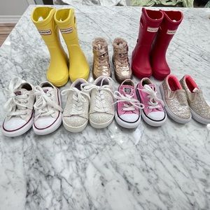 Bundle 7 pair girls shoes